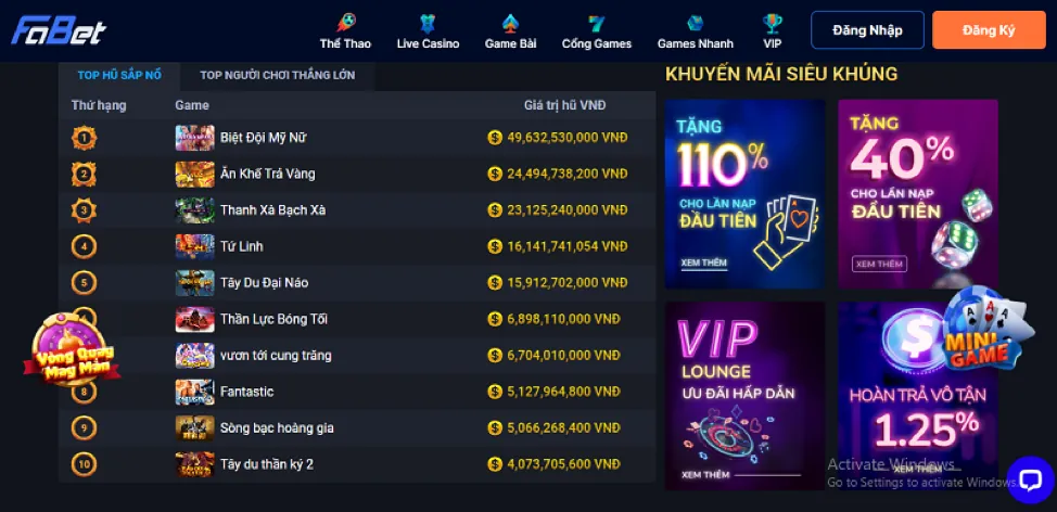 Hình ảnh minh họa luật chơi bắn cá tại 33win4 casino